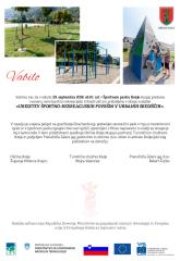 VABILO “UREDITEV ŠPORTNO-REKREACIJSKIH POVRŠIN V URBANIH SREDIŠČIH”